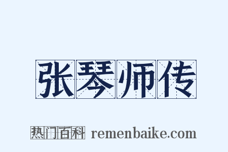 张琴师传是什么意思的图片